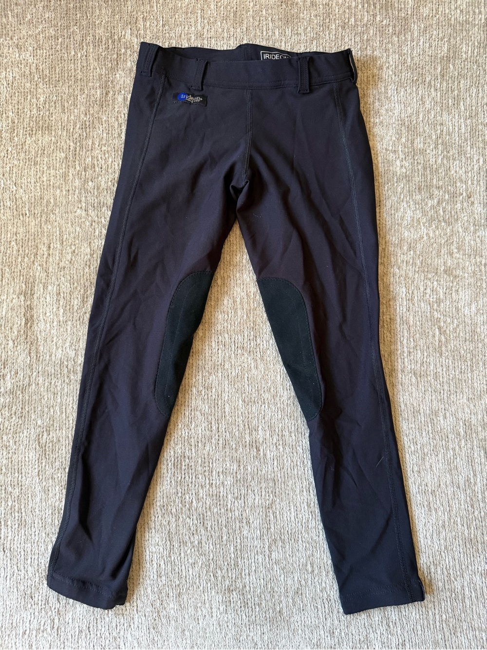 Irideon Riding Wear Black Knee Patch Equestrian Breeches Riding Pants Size M